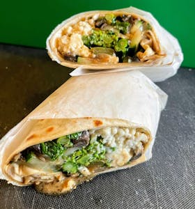 Order The Veggie Wrap food online from Nunnu Sandwich Shop store, Monroe on bringmethat.com