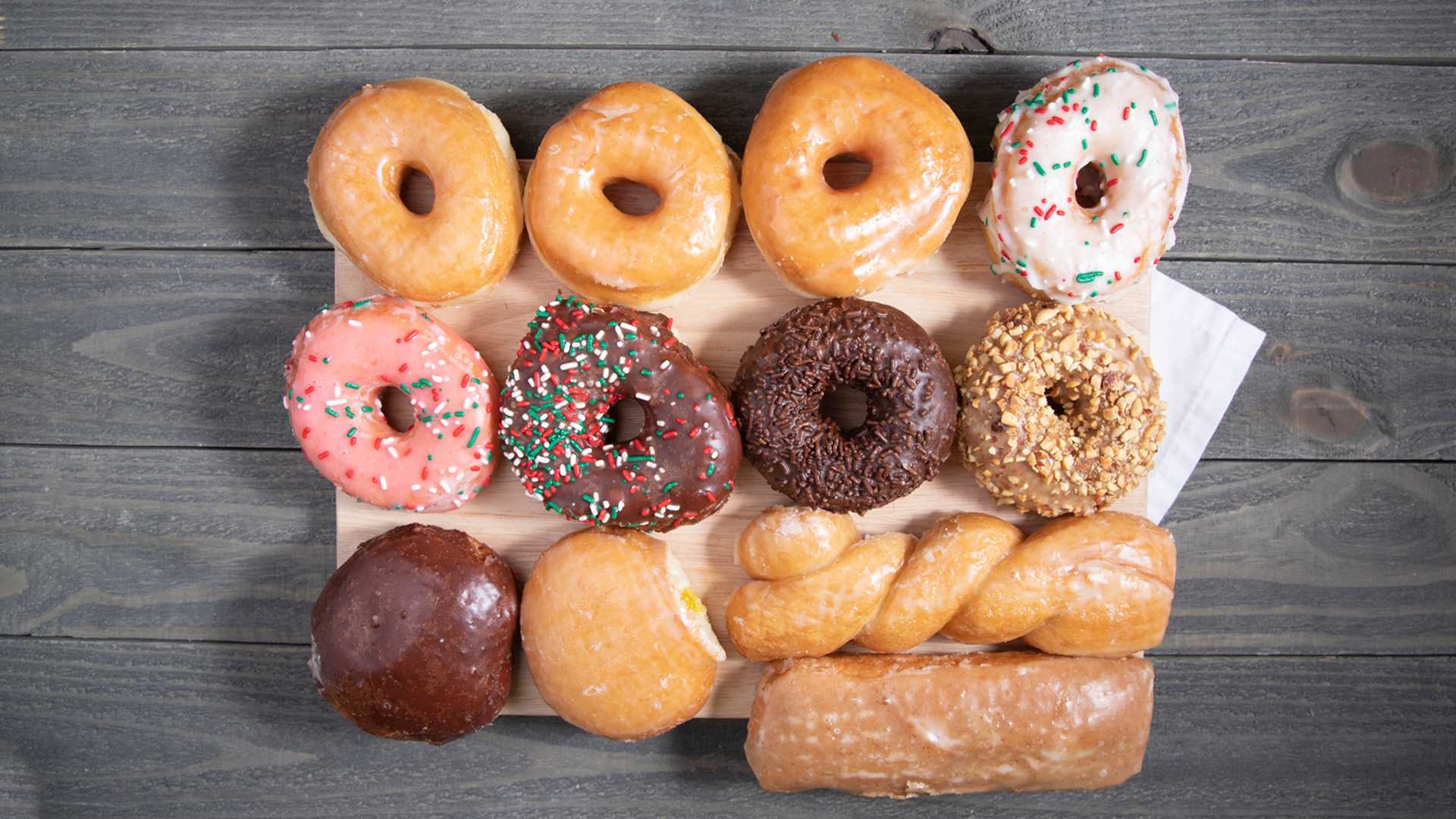 Order Dozen donuts food online from Daylight Donuts store, Oklahoma City on bringmethat.com