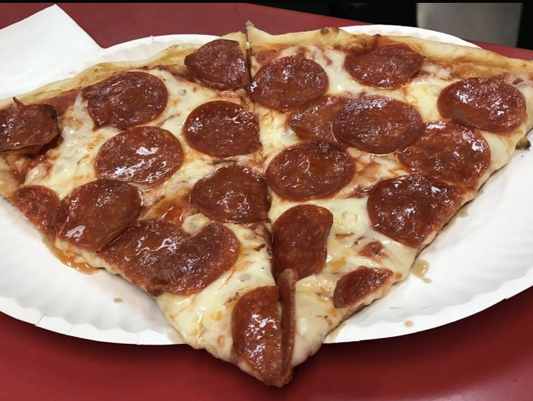 Order Regular Pizza Slice food online from Mario's Pizzeria store, Brooklyn on bringmethat.com