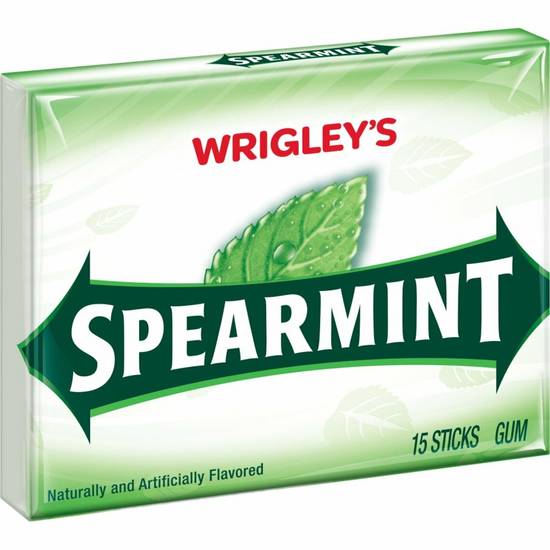 Order Wrigley's Gum - Spearmint food online from IV Deli Mart store, Goleta on bringmethat.com