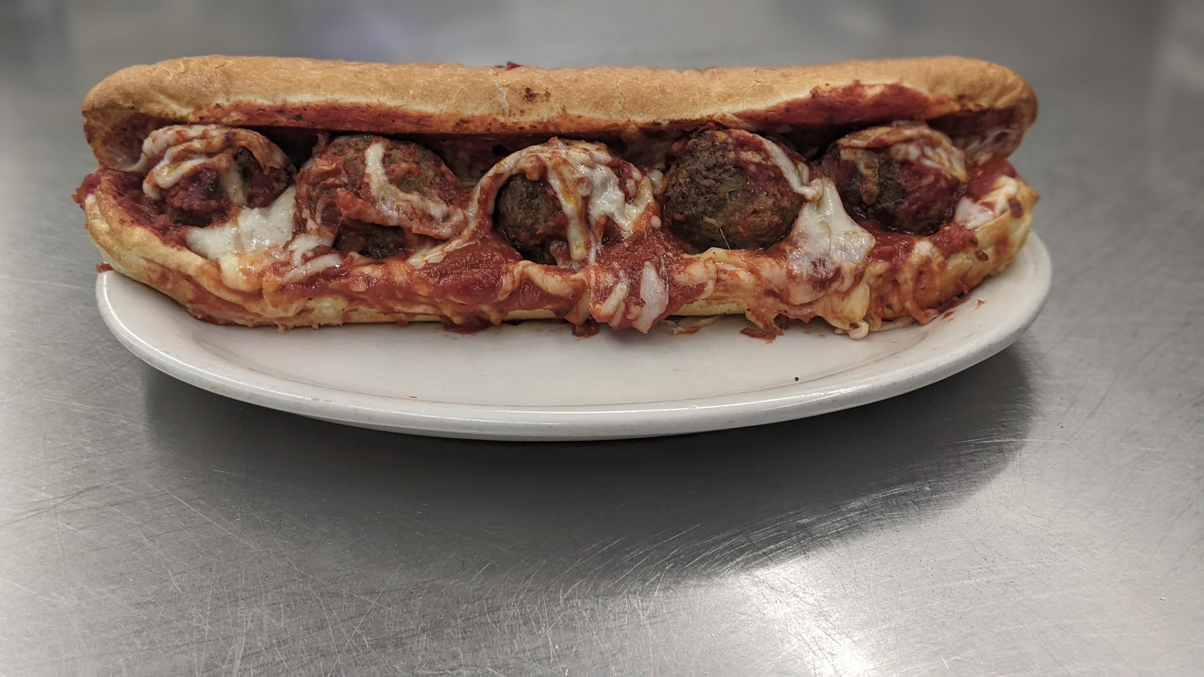 Order Meatball Sub - Half food online from Oley Pizza store, Fort Wayne on bringmethat.com