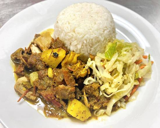 Order Curry Goat food online from Caribbean Jerk Cuisine store, Conway on bringmethat.com
