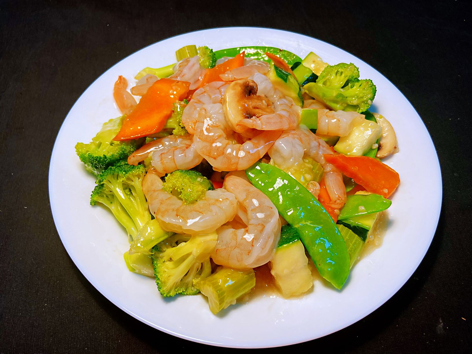 Order Shrimp with Mixed Vegetable food online from Orange & Chicken store, Des Plaines on bringmethat.com
