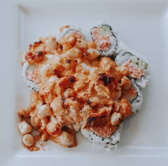 Order Volcano Roll food online from Deep Sushi store, Dallas on bringmethat.com