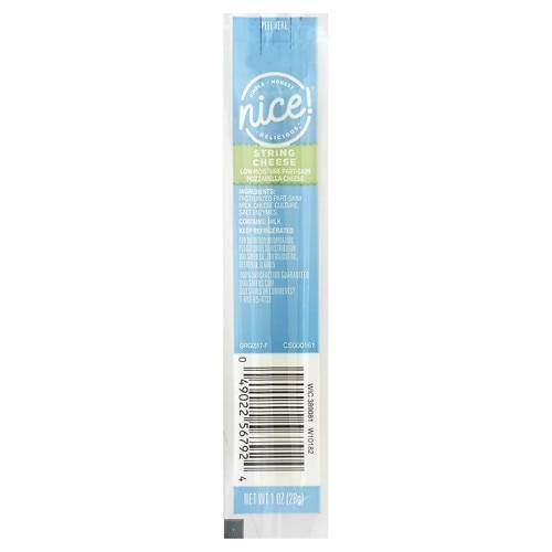Order Nice! String Cheese Mozzarella - 1.0 oz x 24 pack food online from Walgreens store, Frankfort on bringmethat.com