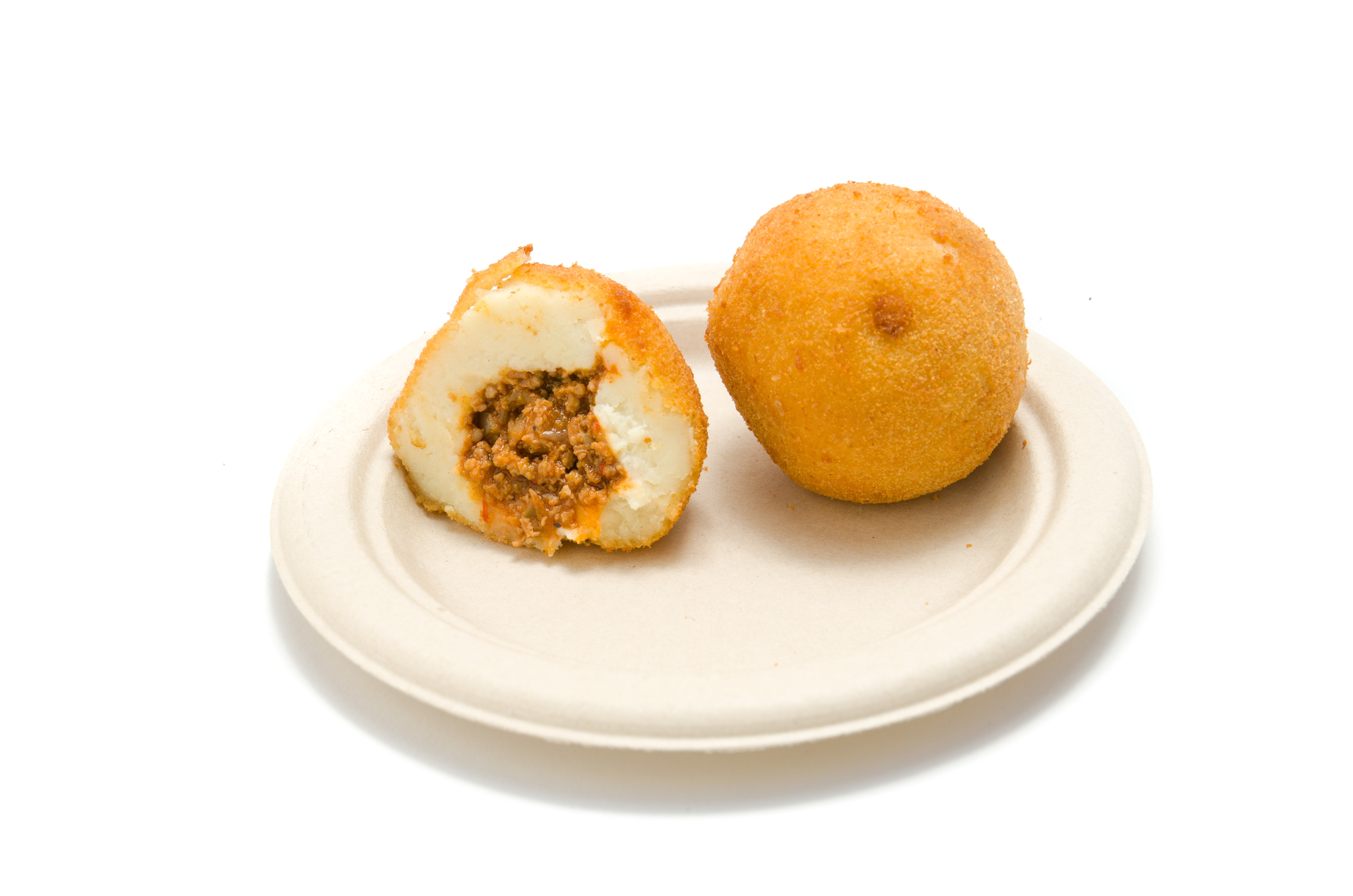 Order Beef Papa Rellena food online from Merengue Bakery & Cafe store, Monrovia on bringmethat.com