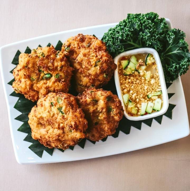 Order Corn Patties food online from Family Thais Asian Bistro store, Dallas on bringmethat.com