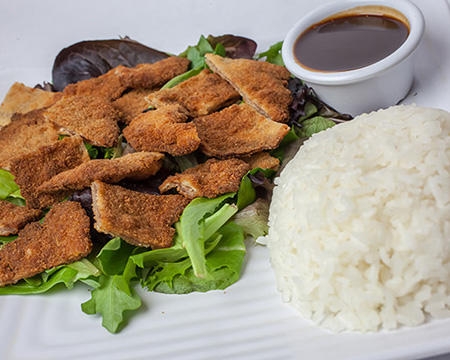 Order Tonkatsu (Chicken) food online from Kumori Sushi & Teppanyaki store, San Antonio on bringmethat.com