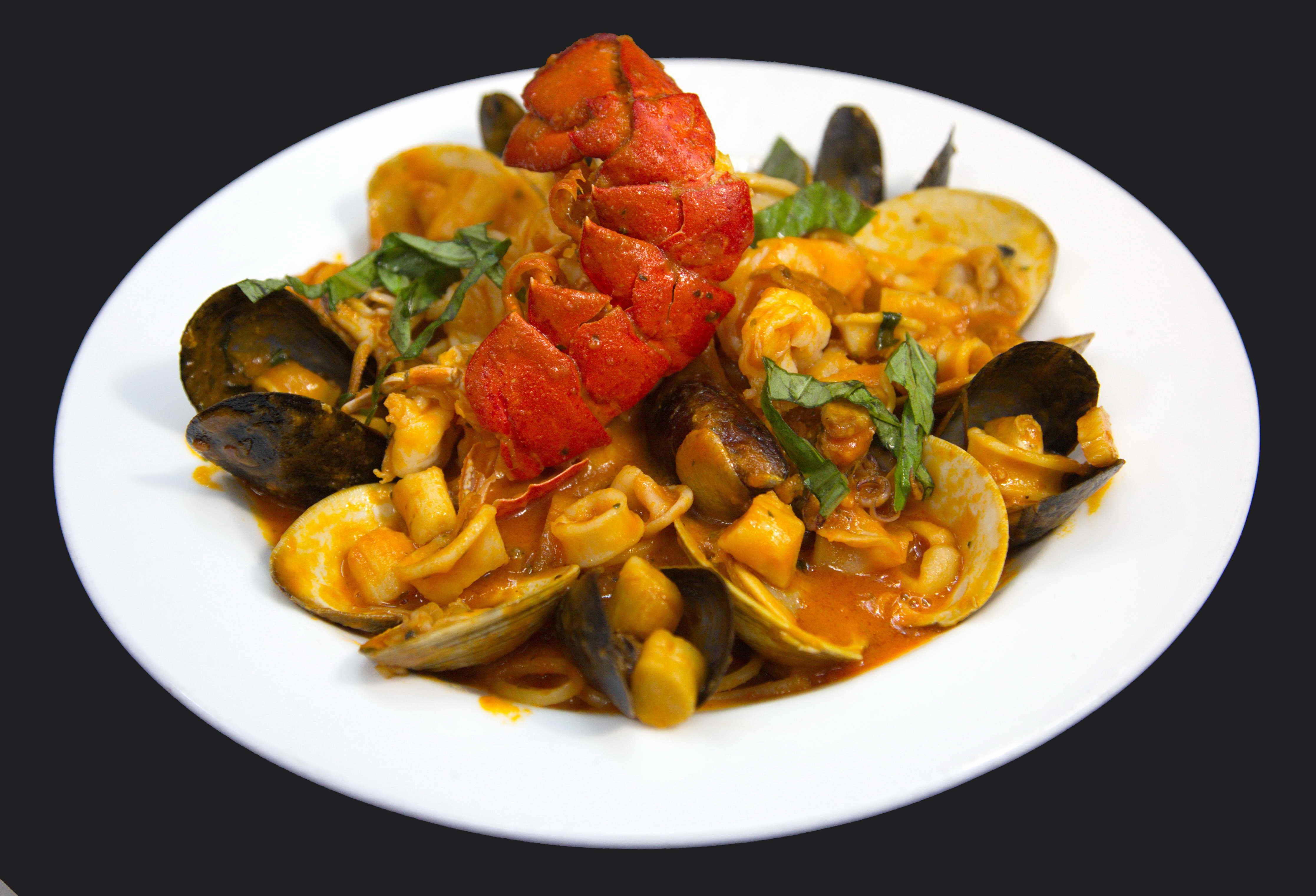 Order Calabria Seafood Combo food online from Famous Calabria store, New York on bringmethat.com