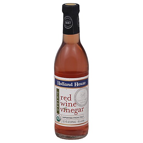 Order Holland House - Red Wine Vinegar - 12.7 Fl Oz food online from Luv Mart store, Santa Cruz on bringmethat.com