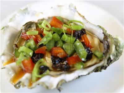 Order Steamed Live Oyster w/ Black Bean Sauce food online from MingHin Cuisine - Lakeshore East store, Chicago on bringmethat.com
