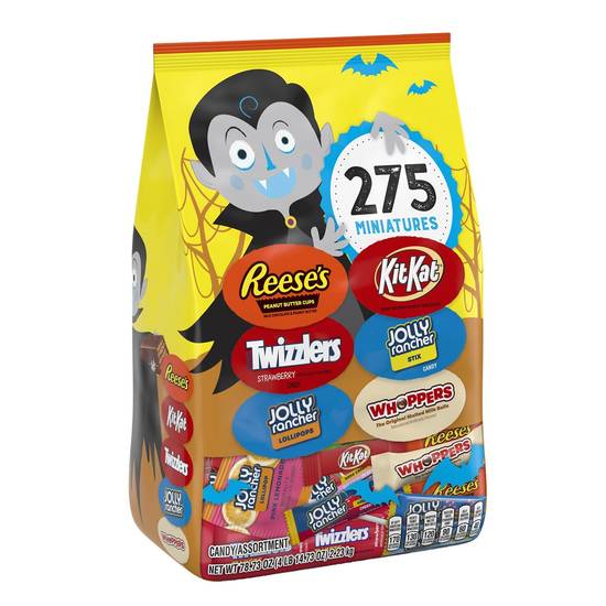 Order Hershey Miniatures Chocolate & Fruit Flavored Assorted Halloween Candy, 275 CT food online from Cvs store, SHELTON on bringmethat.com
