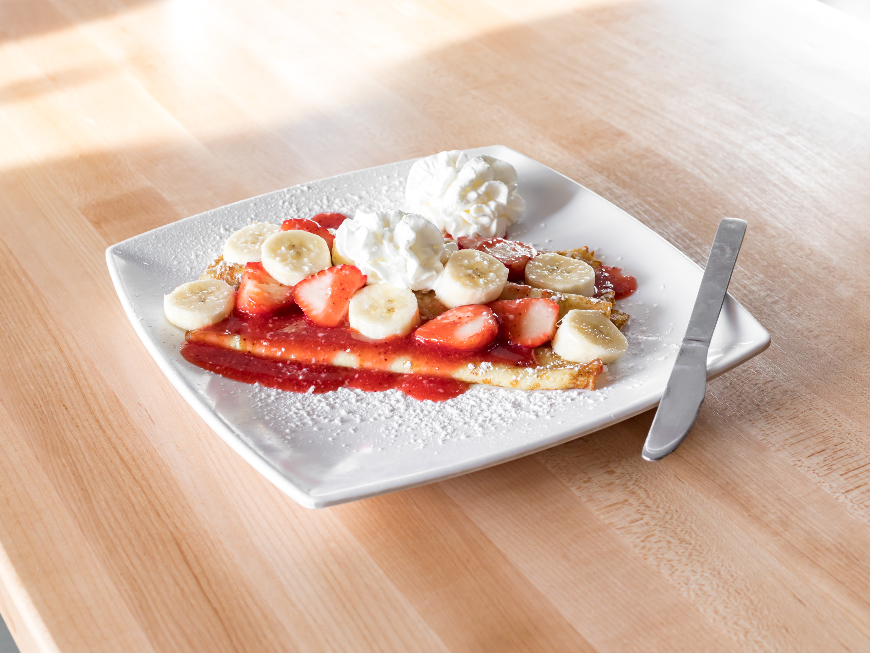 Order Crepes food online from Half Day Cafe store, Rochester Hills on bringmethat.com