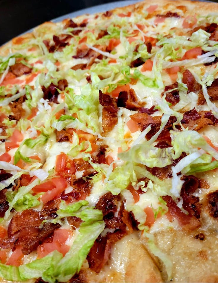 Order BLT Pizza - Small 12'' food online from Buffalo House store, Philadelphia on bringmethat.com