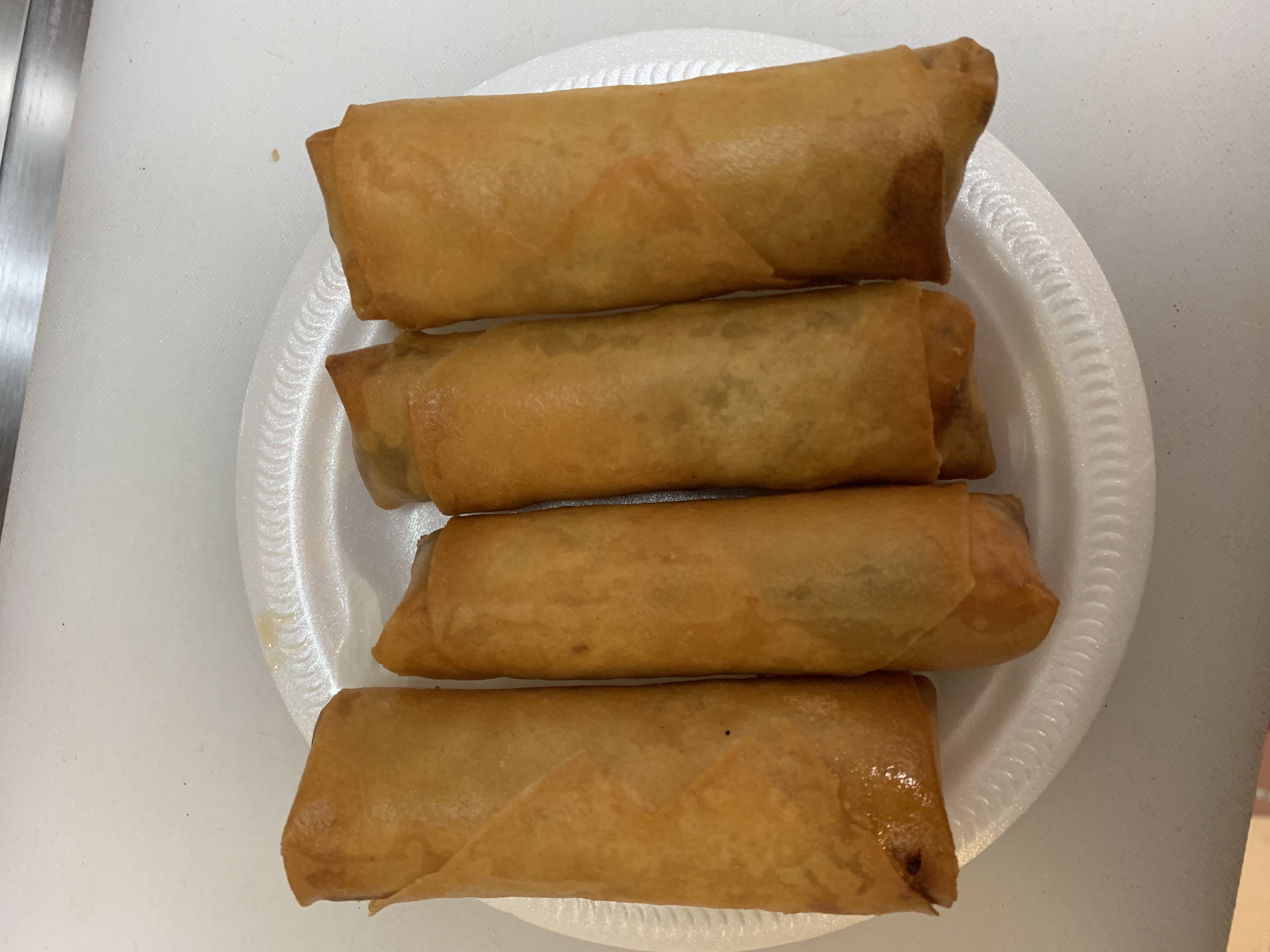 Order 12. One Shrimp Spring Roll food online from China Cafe store, Alexandria on bringmethat.com