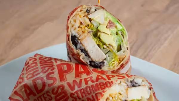 Order Chicken Burrito Wrap food online from Seasons Pizza store, Cherry Hill on bringmethat.com