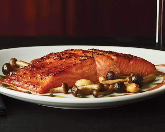 Order Barbecue Scottish Salmon Fillet food online from Fleming Prime Steakhouse & Wine Bar store, San Diego on bringmethat.com