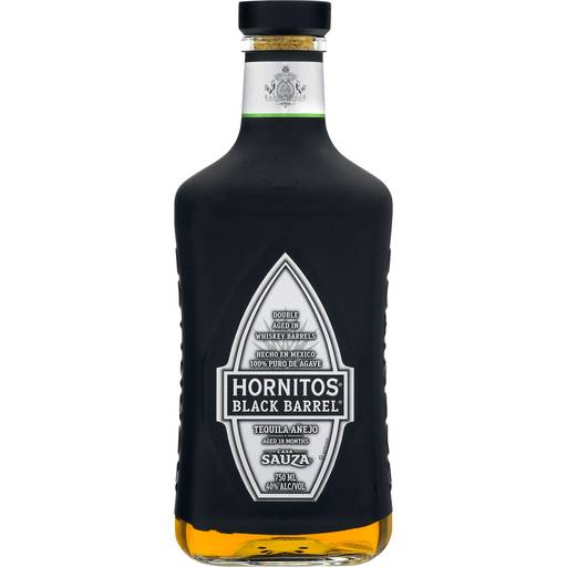 Order Hornitos Black Barrel Anejo Tequila (750 ML) 108129 food online from BevMo! store, El Cajon on bringmethat.com
