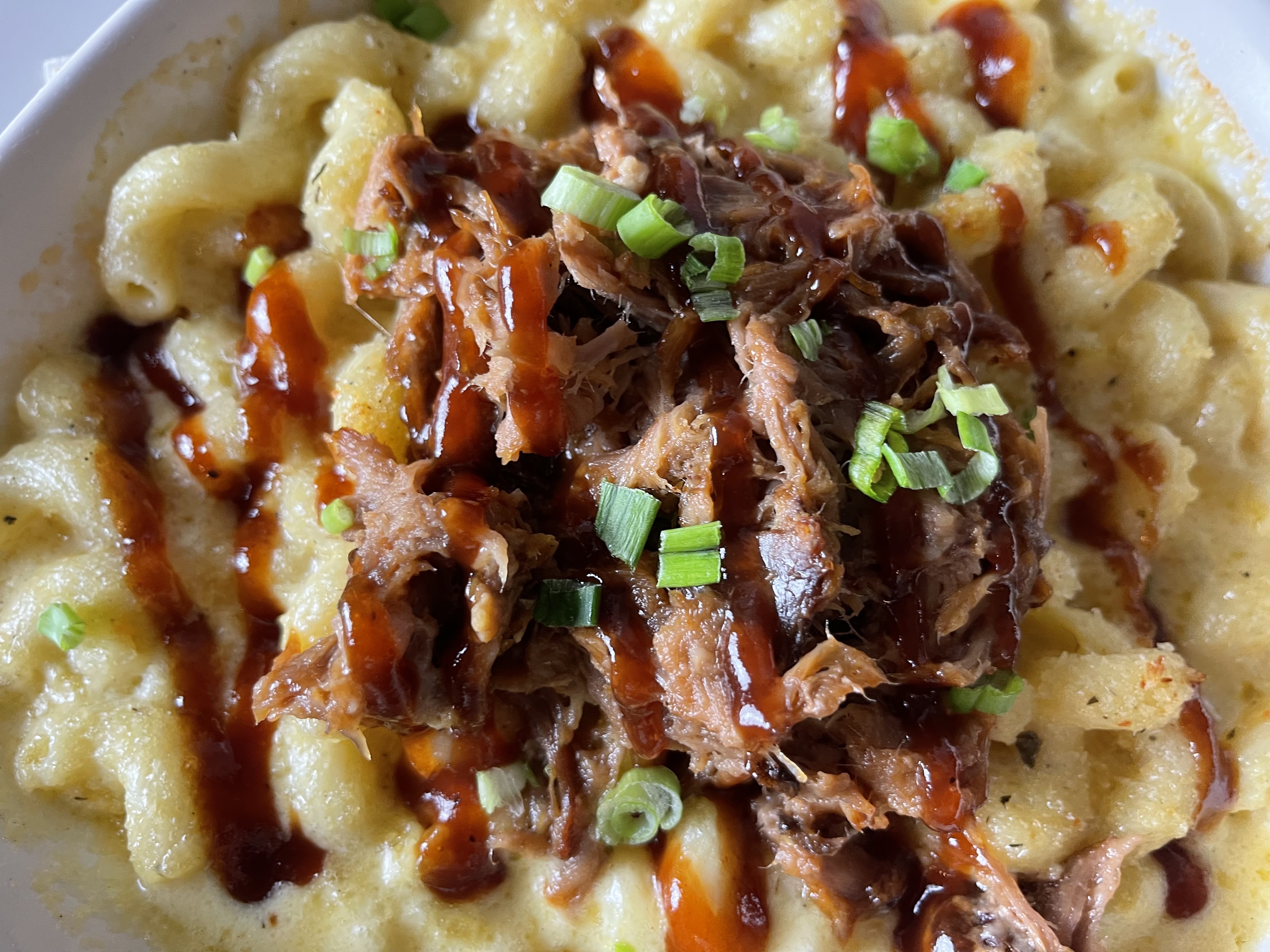 Order Pulled Pork Mac & Cheese food online from One North Kitchen & Bar store, Jackson on bringmethat.com