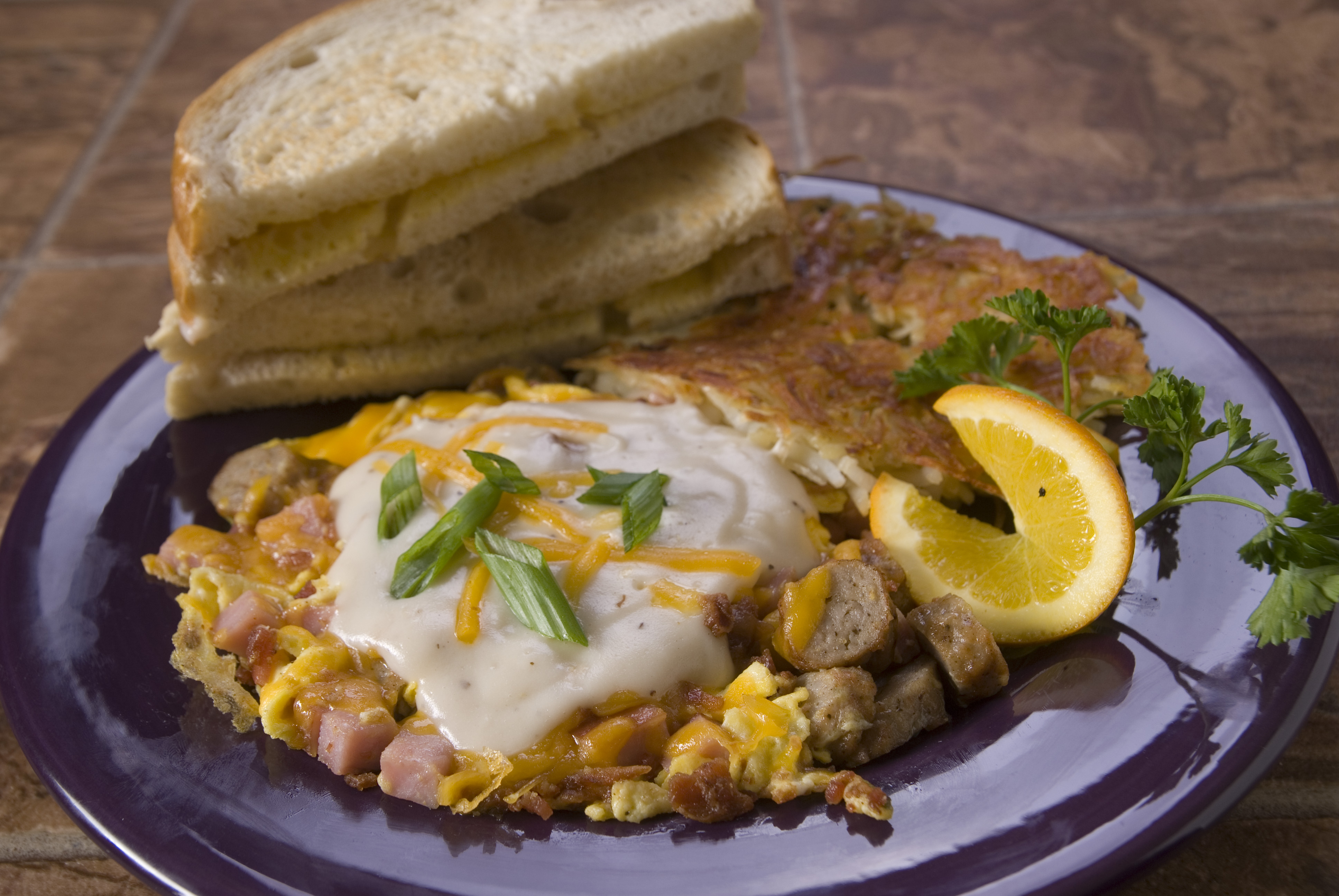 Order Country Scramble food online from Brothers Family Restaurant store, San Diego on bringmethat.com