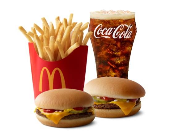 Order 2 Cheeseburger Meal food online from McDonald's store, DOVER PLAINS on bringmethat.com
