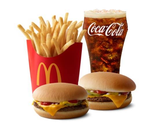 Order 2 Cheeseburger Meal food online from Mcdonald store, Oxford on bringmethat.com