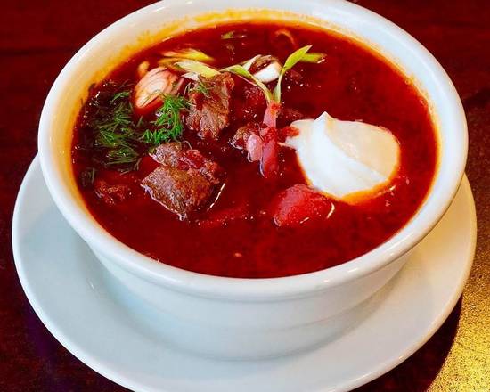 Order Borsch Soup food online from Euroasia store, Chicago on bringmethat.com