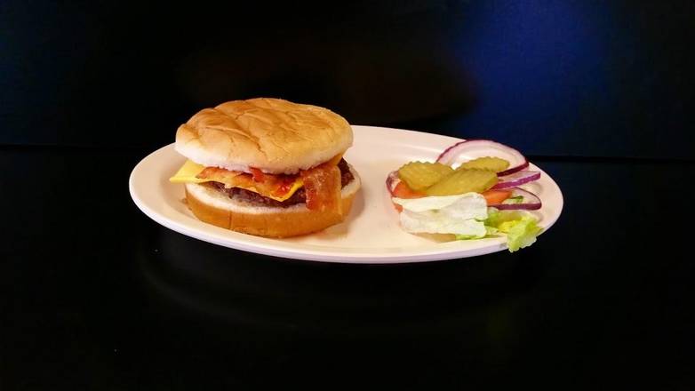 Order Bacon Cheeseburger food online from St. Louis Pizza and Wings store, St. Louis on bringmethat.com