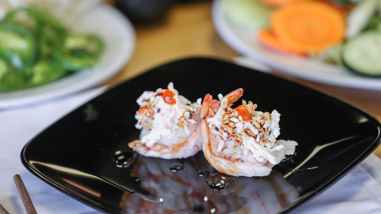 Order Upside down shrimp food online from Pho Cafe Hong Kong Diner store, Reno on bringmethat.com
