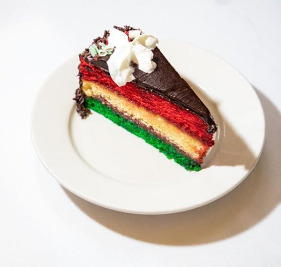 Order Rainbow Cake - Slice food online from Bricklyn Pizza store, Brooklyn on bringmethat.com