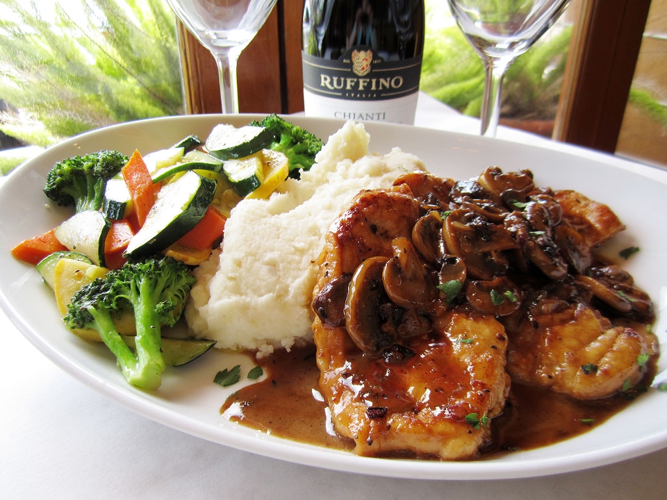 Order Chicken Marsala food online from Louise's Trattoria store, Los Angeles on bringmethat.com