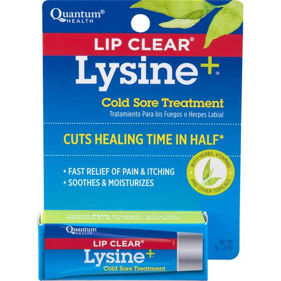 Order Lysine Lip Clear + Cold Sore Treatment (0.25 oz) food online from Rite Aid store, BETHEL PARK on bringmethat.com