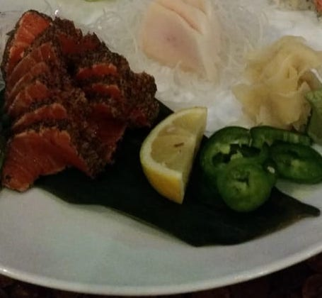 Order American Sashimi food online from Kumo Sushi and Lounge store, New City on bringmethat.com