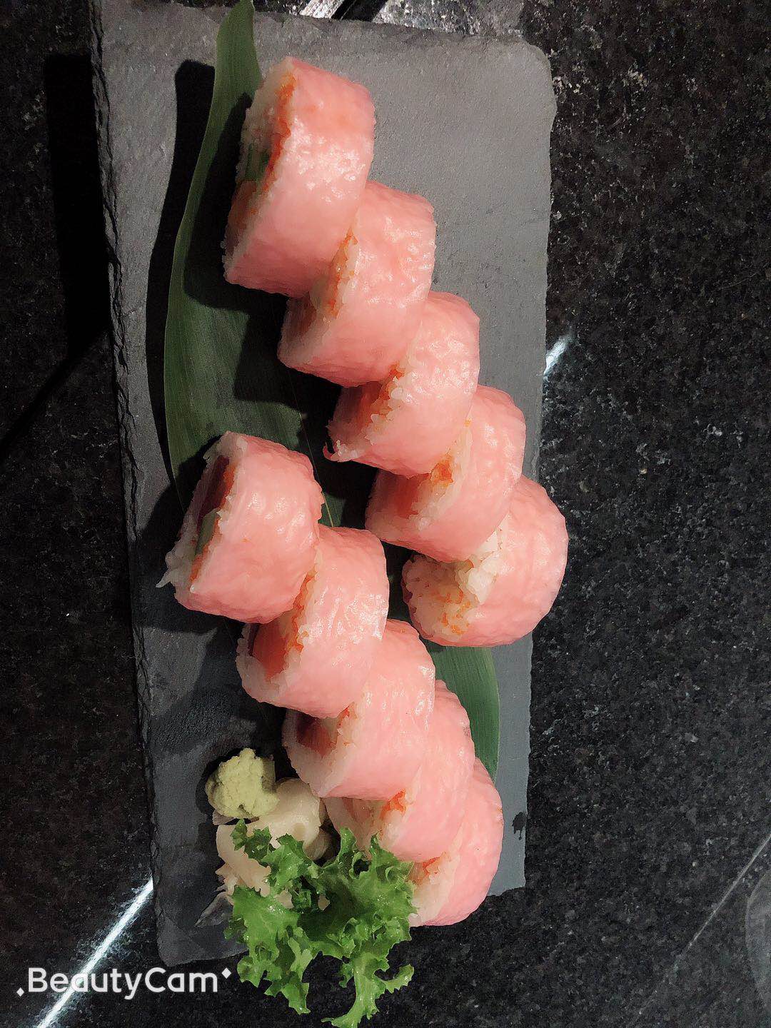Order Pink Lady Roll food online from Unagi Sushi store, Troy on bringmethat.com
