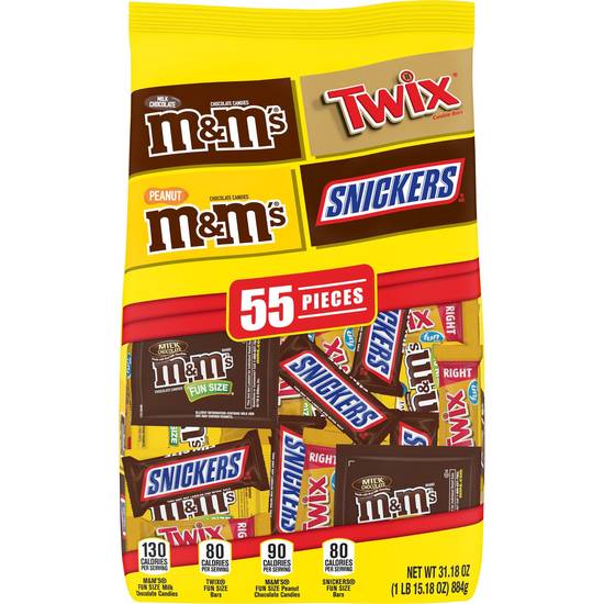 Order M&M's, Snickers & Twix Fun Size Assorted Chocolate Candy, 31.18 OZ food online from Cvs store, MARTINEZ on bringmethat.com