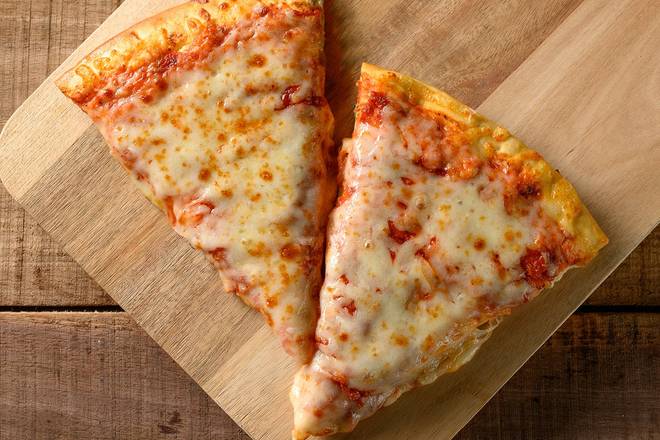 Order Double Slice Cheese Pizza food online from Macaroniville store, Bloomington on bringmethat.com