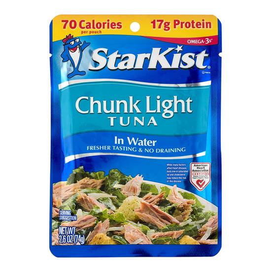 Order StarKist Tuna Chunk Light Tuna In Water, 2.6 OZ food online from Cvs store, SUNNYVALE on bringmethat.com