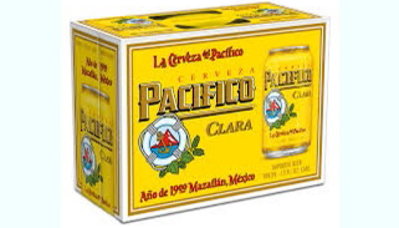 Order Pacifico, 12 Pack Can food online from K-Town Beer & Wine Food Mart store, Los Angeles on bringmethat.com