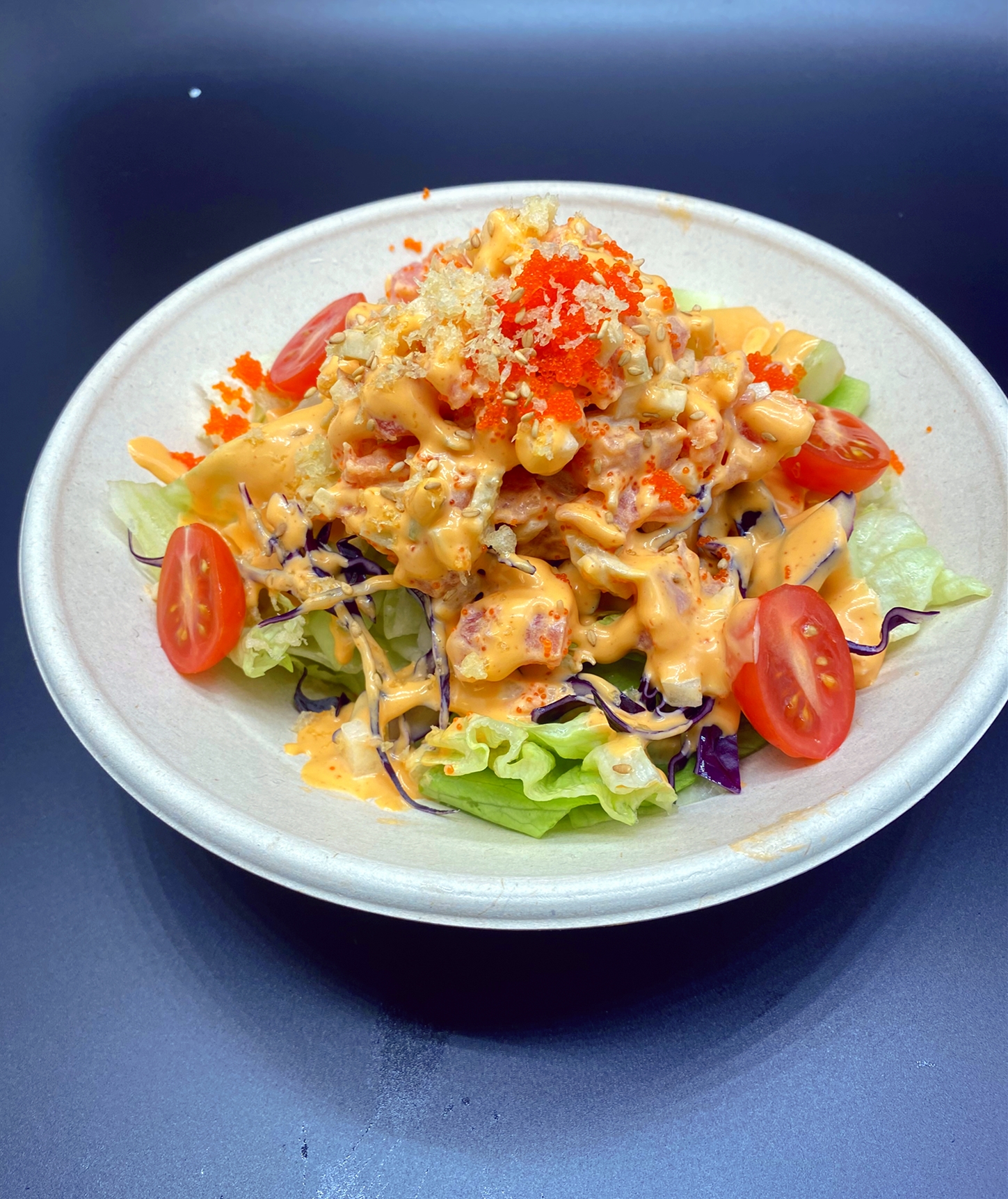 Order 9. Spicy Tuna Salad food online from Peking Express store, South Ozone Park on bringmethat.com