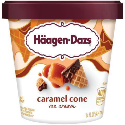Order Haagen-Dazs Caramel Cone 14oz food online from 7-Eleven store, Dallas on bringmethat.com