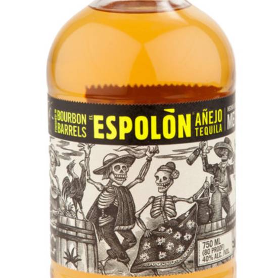 Order El Espolón Tequila Anejo - 750ml food online from Rowland Heights Liquor store, Rowland Heights on bringmethat.com