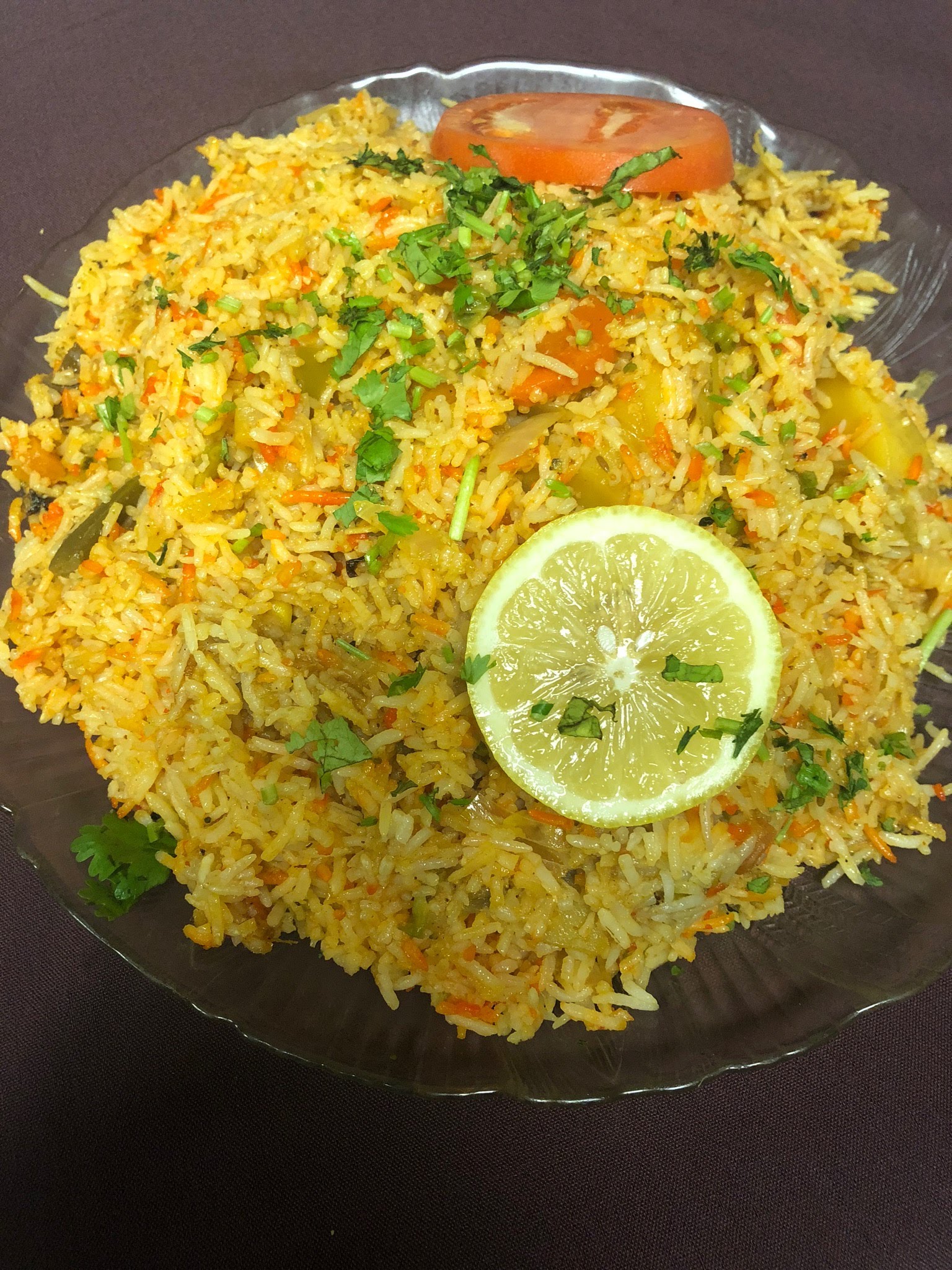 Order Vegetable Rice  food online from Shalimar Restaurant store, Latham on bringmethat.com