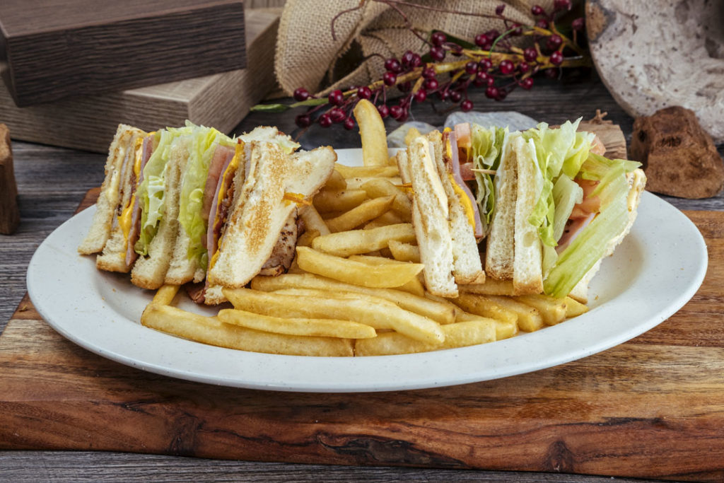 Order Club Sandwich food online from Tom #1 World Famous Chiliburgers store, Ontario on bringmethat.com