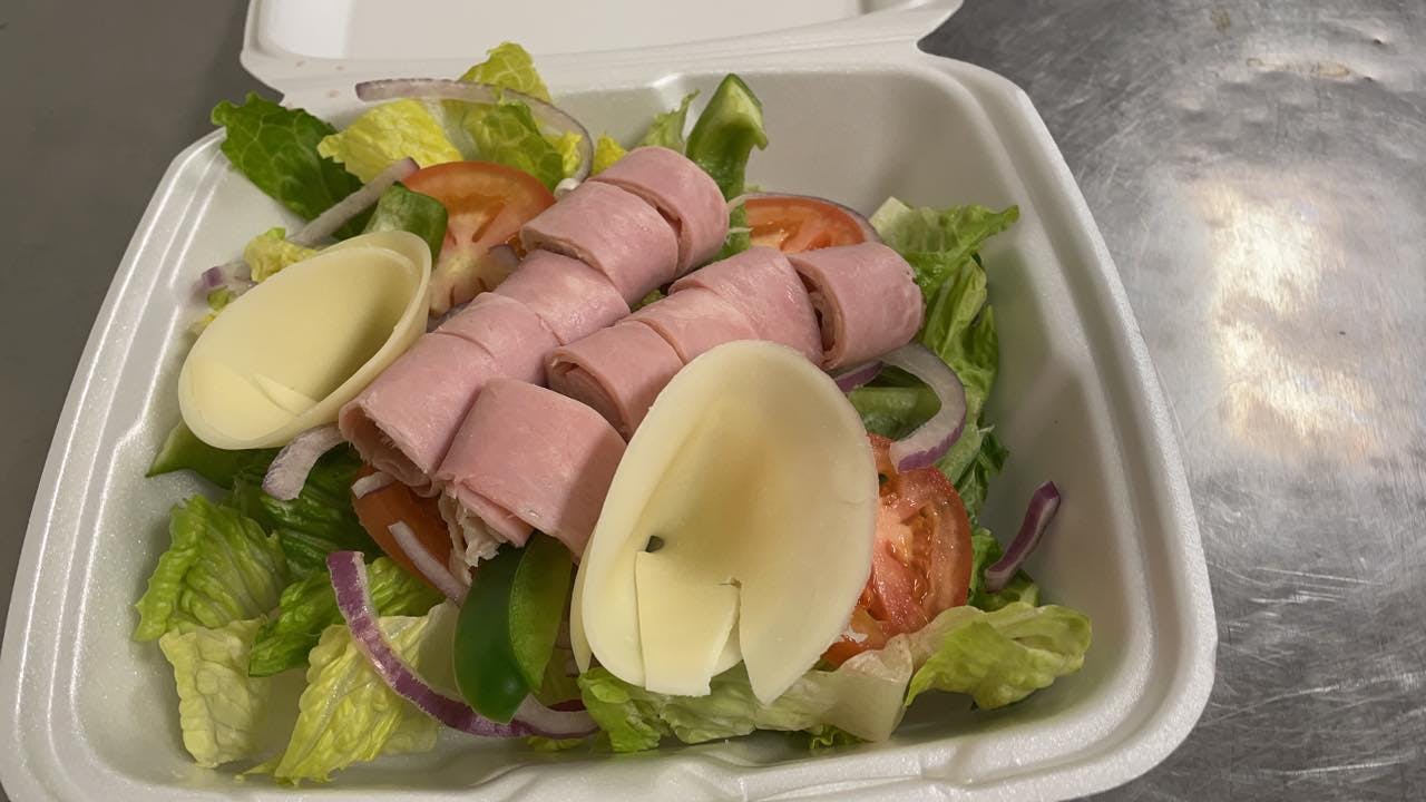 Order Antipasto Salad - Salad food online from Benny's Italian Restaurant store, Chambersburg on bringmethat.com
