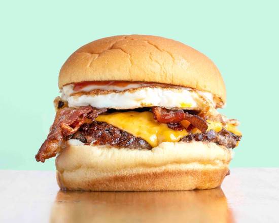 Order Breakfast Burger food online from Diesel And Duke store, Montclair on bringmethat.com