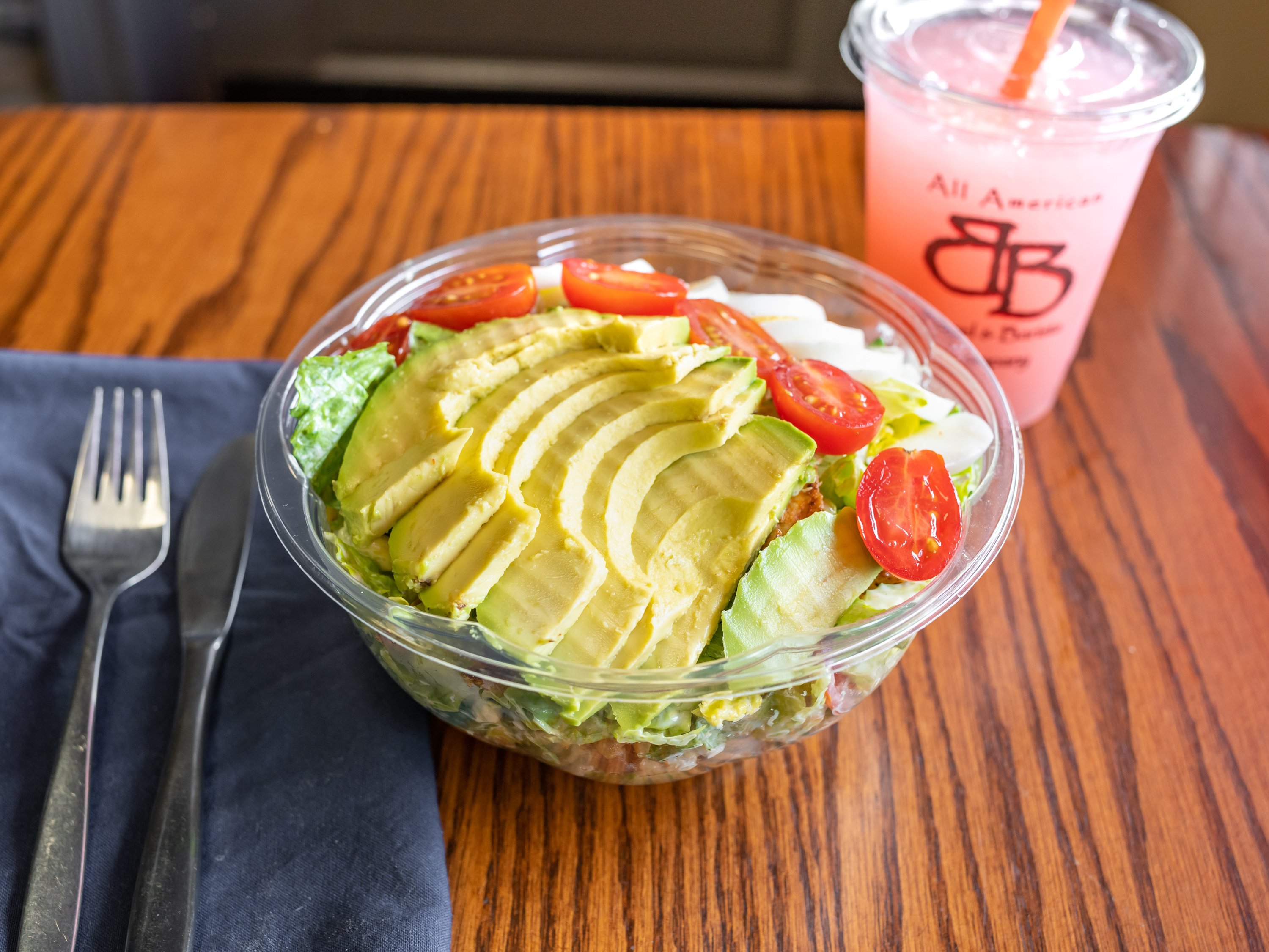 Order Cobb Salad food online from All American Bagel & Barista Ii store, Rockaway on bringmethat.com