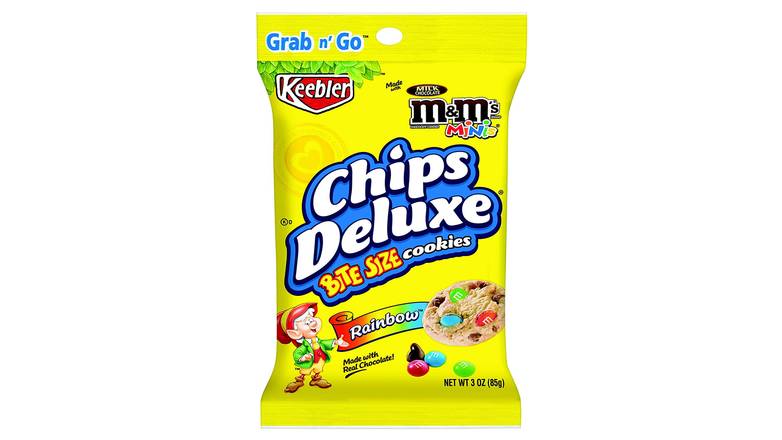 Order Keebler Chips Deluxe Bite Size Cookies Rainbow With M&M'S Mini Chocolate Candies Grab 'N' Go food online from Trumbull Mobil store, Trumbull on bringmethat.com