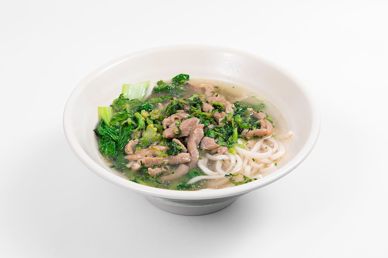 Order Shredded Pork & Pickled Cabbage Noodle Soup food online from Tom Dim Sum store, Media on bringmethat.com