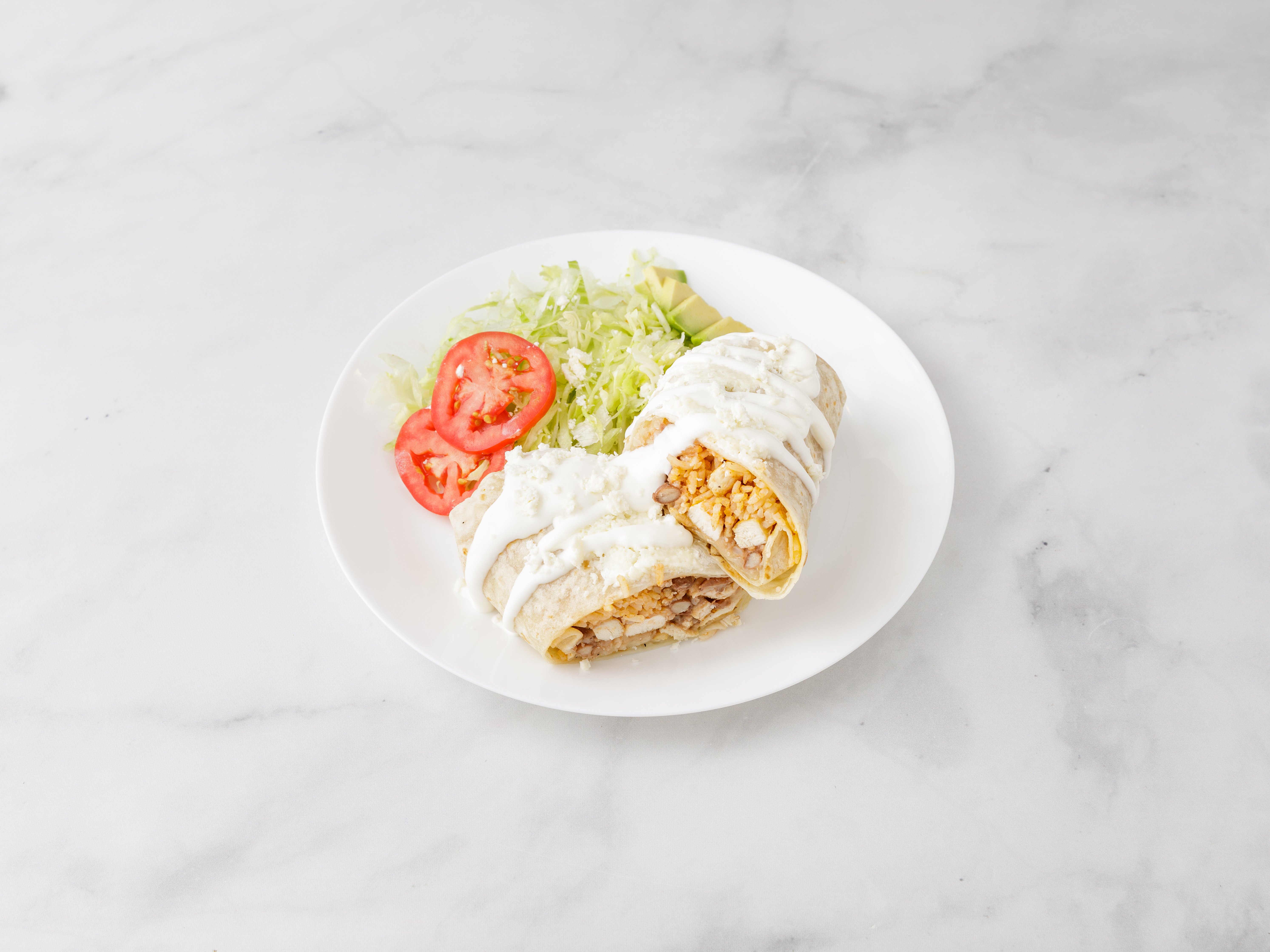 Order Burrito De Pollo food online from Taco MX store, Yonkers on bringmethat.com