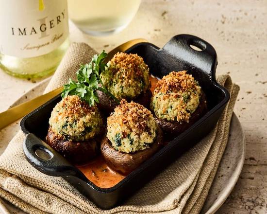 Order Four-Cheese & Sausage Stuffed Mushrooms food online from Carrabba Italian Grill store, Knoxville on bringmethat.com